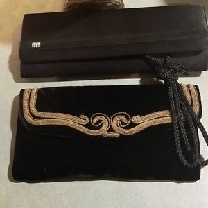 2EVENING BAGS!NEW SASHA SATIN&EMBROIDERED VELVET